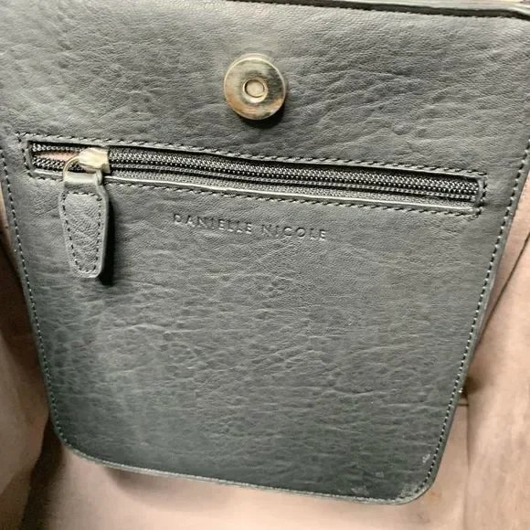 Danielle Nicole Faux Leather Tote Bag Black - Picture 13 of 15